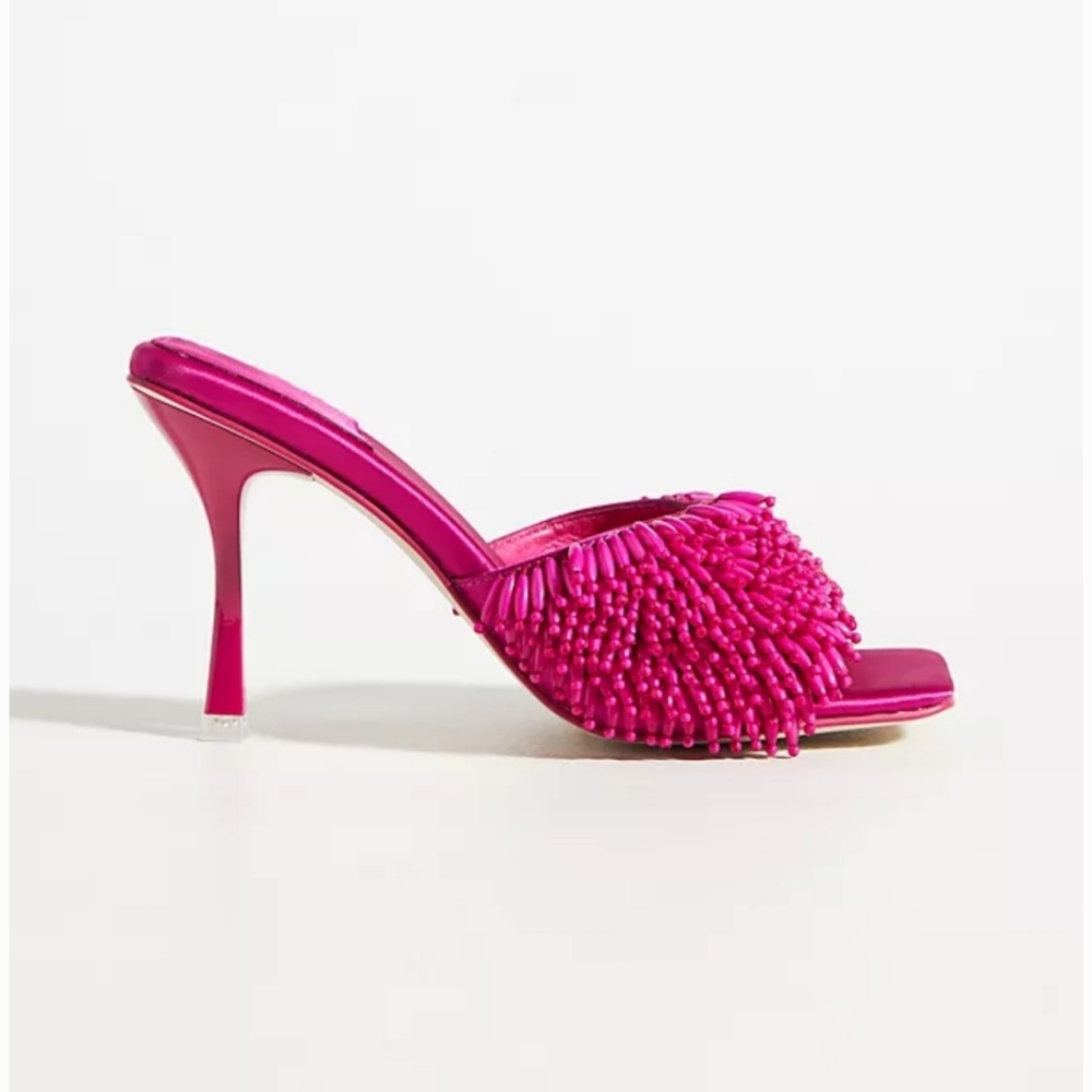 Jeffrey Campbell Beaded Sandals in Pink Size/8 - Picture 8 of 8